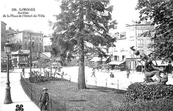 Jardins hotel de ville limoges autrefois